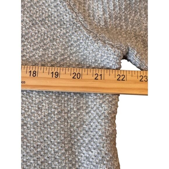 Roxy Gray Textured Knit Pullover Sweater Women’s Sz M Drop Shoulder Slouchy Cozy - Picture 10 of 10